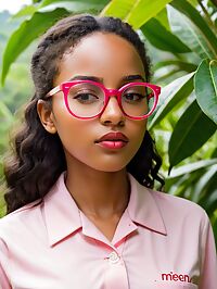 A 19 year old Ethiopian girl with huge tits and perky butt in Jamaica's Stush in the Bush